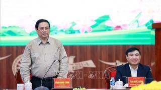 Thủ tướng Phạm Minh Chính làm việc với Ban Thường vụ Tỉnh uỷ Điện Biên