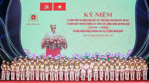 75 năm Công an nhân dân thực hiện Lời kêu gọi thi đua ái quốc của Chủ tịch Hồ Chí Minh