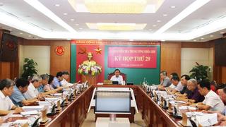 Ủy ban Kiểm tra Trung ương xem xét, thi hành kỷ luật một số cán bộ