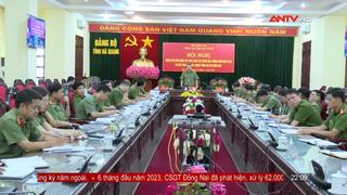 Công an Hà Giang sơ kết công tác 6 tháng đầu năm 2023