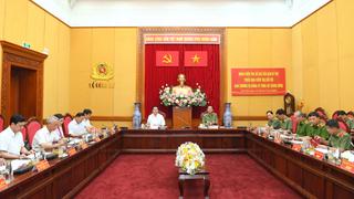 Đoàn kiểm tra của Ban Bí Thư làm việc với Đảng ủy Công an Trung ương