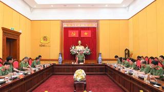 Giao ban các cơ quan tham mưu, giúp việc Đảng uỷ Công an Trung ương