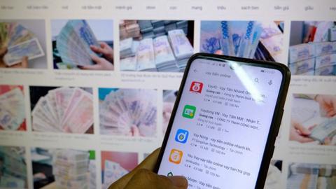 Cạm bẫy từ vay tiền qua các app online